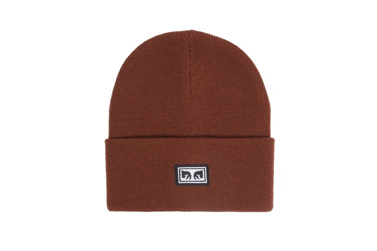 Obey Icon Eyes Beanie - Sepia