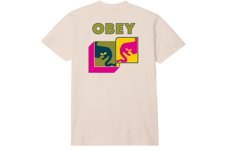Obey Post Modern S/S T-Shirt - Cream