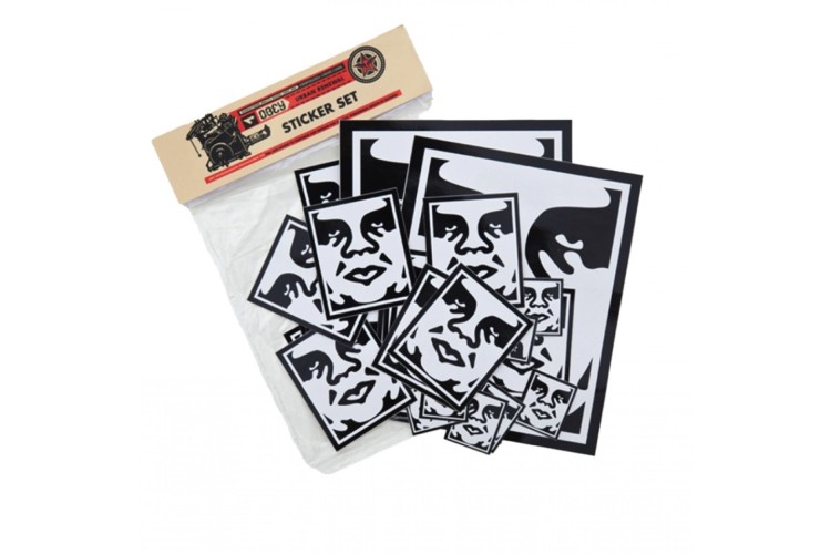 Obey Sticker Pack 2 ICON FACE  Assorted