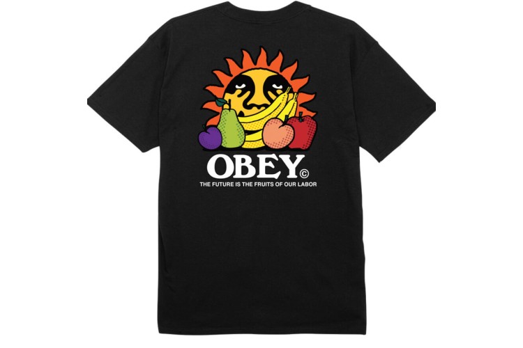 Obey The Future Of The Fruits Of Our Labour S/S T-Shirt - Black