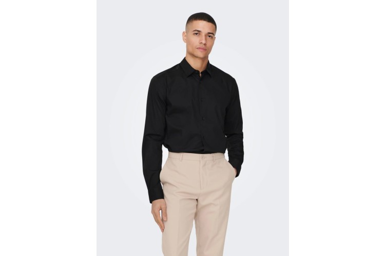 Only & Sons Onsandy Slim Fit Shirt - Black