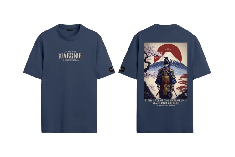Only & Sons Oscaro Warrior T Shirt - Blue Horizon