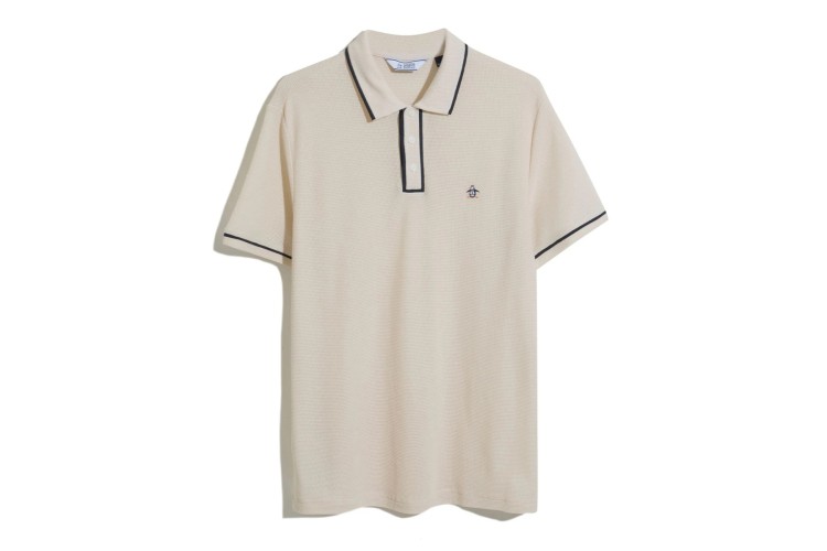 Penguin Bentley Mesh Polo - Birch