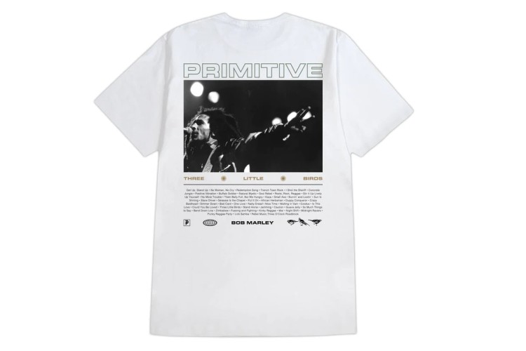 Primitive Bob Marley Rising Sun T-Shirt - White