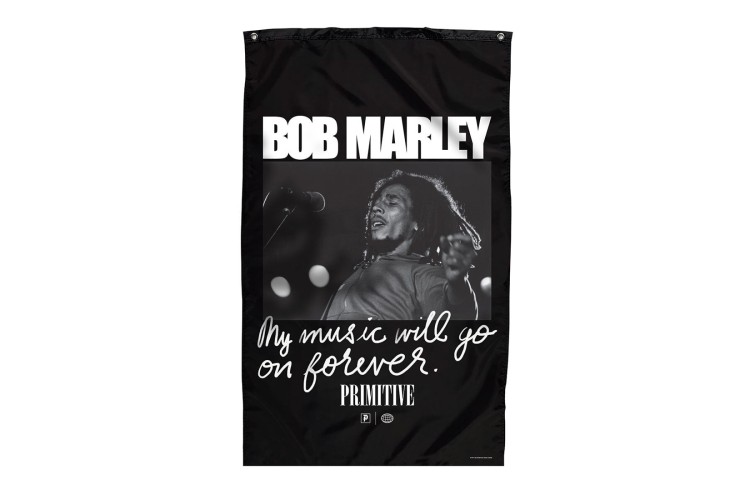 Primitive x Bob Marley Forever Banner - Black