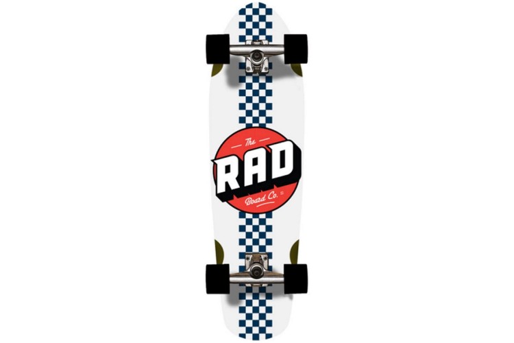 Rad Checkers Stripe Cali Cruiser- Navy/White