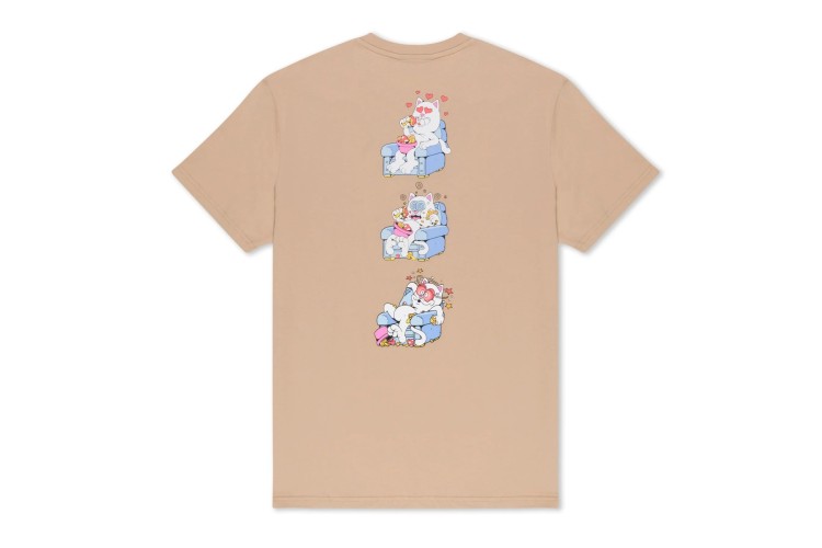 Rip N Dip Afternoon Snack S/S T-Shirt - Almond
