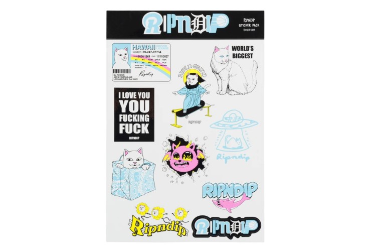 Rip N Dip Fan Fave Sticker Pack - 10 Units