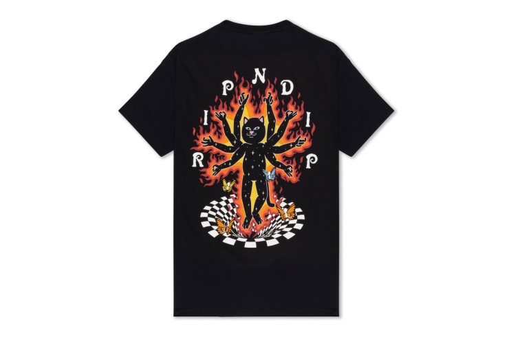 Rip N Dip Illusion  S/S T Shirt - Black