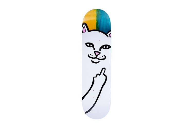 Rip N Dip Lord Nermal Skateboard Deck - Blue/Yellow 