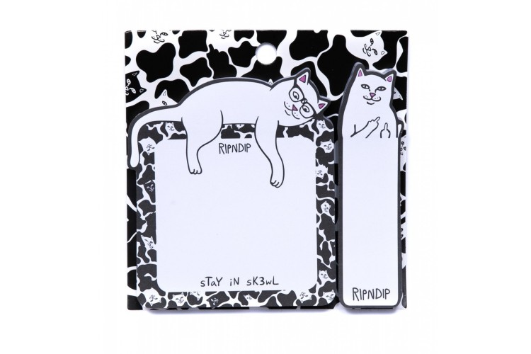 Rip N Dip Lord Nermal Post It Note Pack White