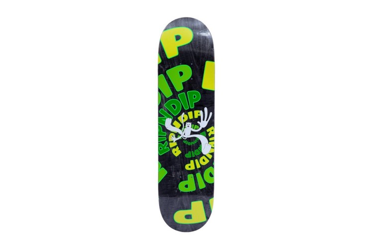 Rip N Dip Descendent Skateboard Deck - Black
