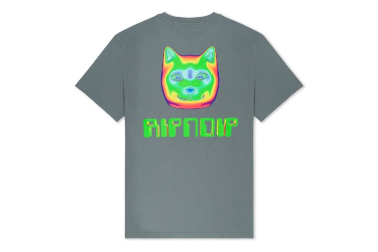 Rip N Dip Thermal Nermal T-Shirt - Charcoal