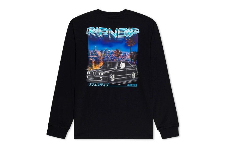 Rip N Dip Vroom Vroom L/S T-Shirt - Black