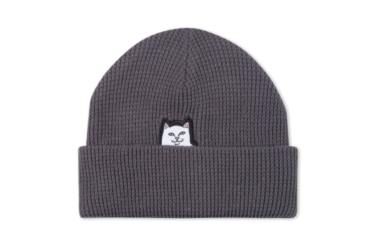 Rip N Dip Lord Normal Waffle Knit Beanie - Charcoal