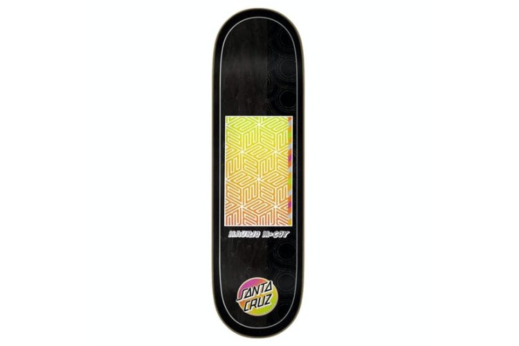 Santa Cruz McCoy Afterglow Black 8.25  Pro Skateboard Deck 