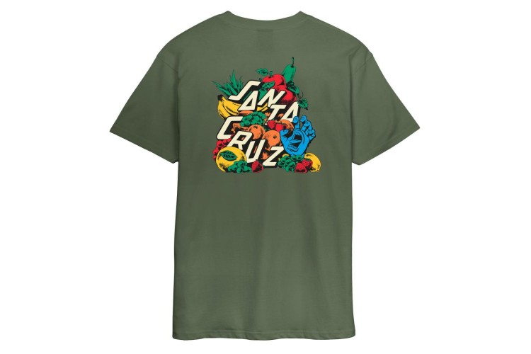 Santa Cruz Platter T Shirt - Sage