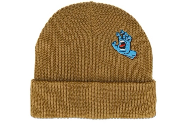 Santa Cruz Screaming Mini Hand Beanie - Biscuit