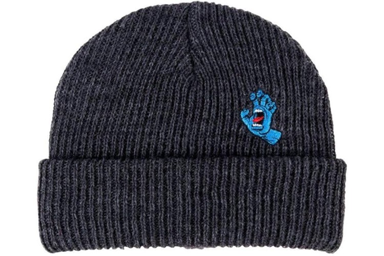 Santa Cruz Screaming Mini Hand Beanie - Dark Heather