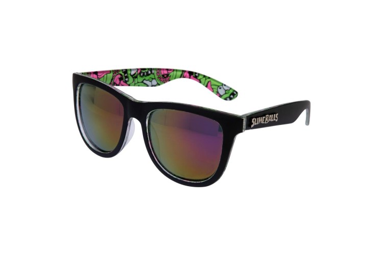 Santa Cruz Opus Dot Sunglasses - Black/Black Rainbow