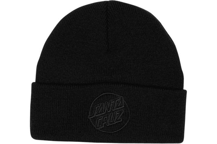 Santa Cruz Tonal Opus Dot Beanie - Black
