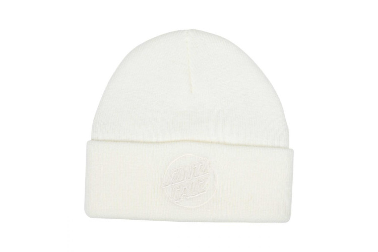 Santa Cruz Tonal Opus Dot Beanie - Unbleached Cotton