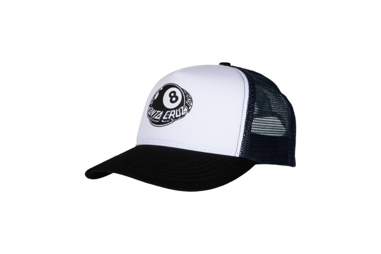 Santa Cruz Winkowski  Eighth Planet Mesh Trucker Cap  Black White Blue