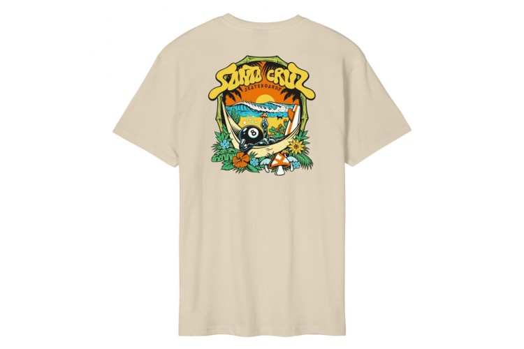 Santa Cruz Winkowski 8Baller Trip T-Shirt - Blond Wood