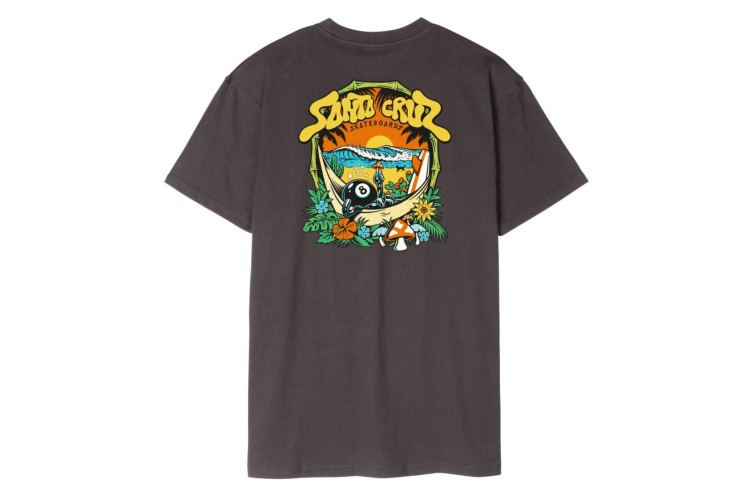 Santa Cruz Winkowski 8Baller Trip T-Shirt - Washed Black