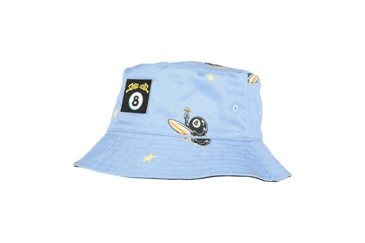 Santa Cruz Winkowski Surf Reverse Bucket Hat - Fresh Blue/Black