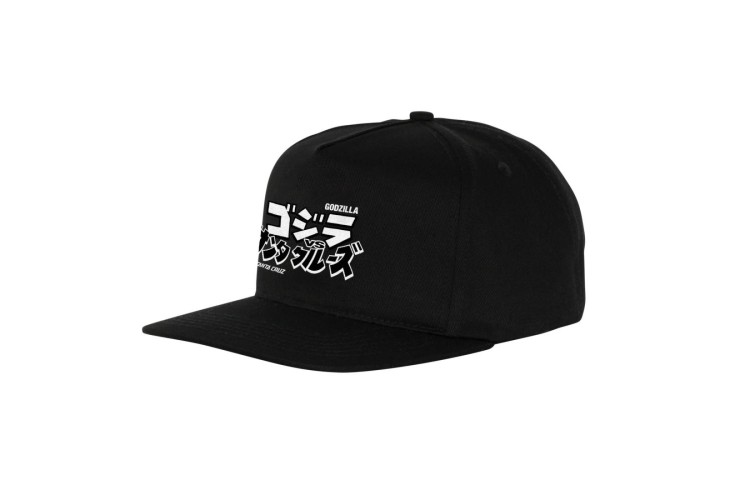 Santa Cruz X Godzilla Snapback Cap - Black