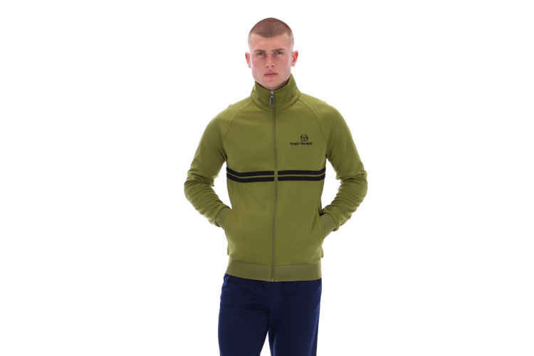 Sergio Tacchini New Dallas Track Jacket - Avocado/Black
