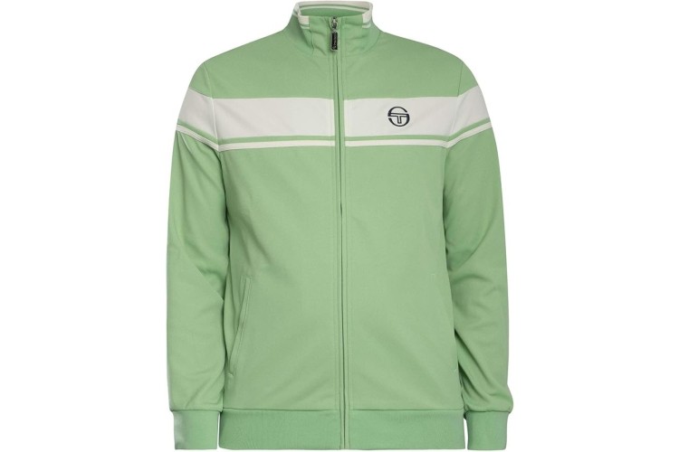 Sergio Tacchini Damarindo Track Top - Quiet Green/Gardenia
