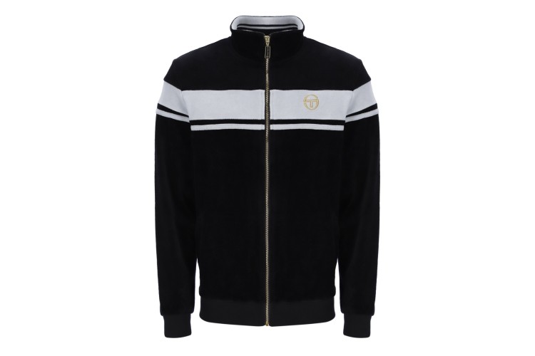 Sergio Tacchini Damarindo Velour Track Jacket - Black