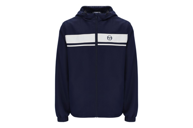 Sergio Tacchini Damarindo Windbreaker - Maritime Blue/Gardenia