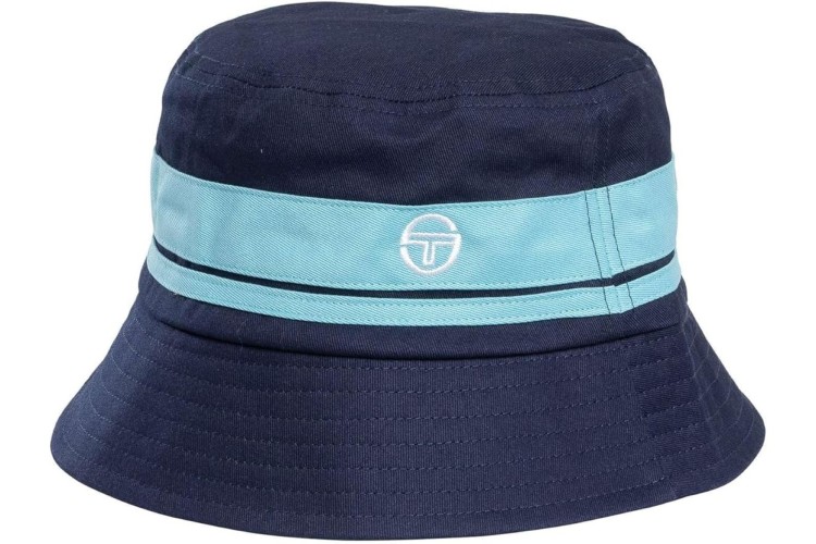 Sergio Tacchini Newsford Bucket Hat - Maritime Blue/Baltic Sea