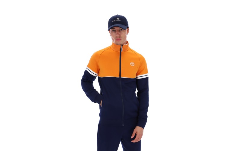 Sergio Tacchini Orion TP Track Jacket - Marmalade/Maritime Blue/Gardenia