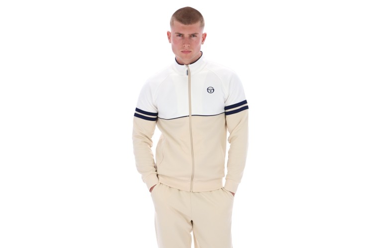 Sergio Tacchini Orion Track Jacket - Gardenia/Sandshell/MaritimeBlue