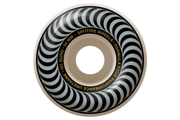 Spitfire Wheels, Formula Four, Unbeatable Lasting Performance Urethane Classics - 54mm 101D