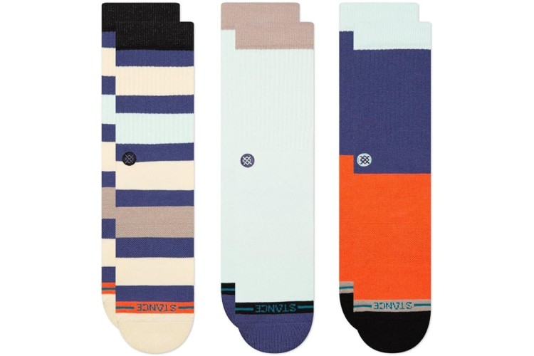 Stance Bayside 3 Pack Crew Socks - Multi