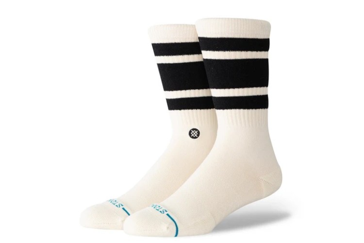 Stance Boyd Cozy Crew Socks - Black / White