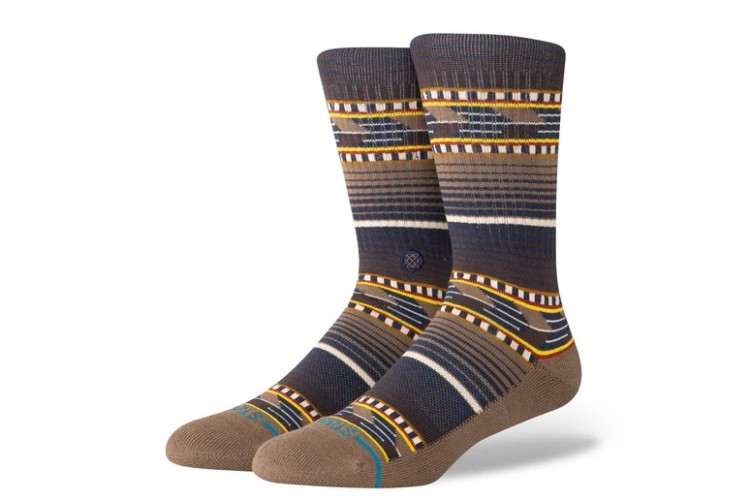 Stance Cedar Rock Crew Socks - Brown