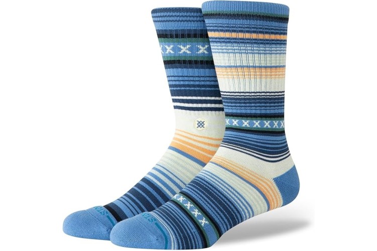 Stance Curren St Crew Socks - Capri Blue