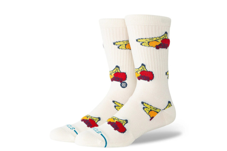 Stance Fruits Crew Sock - Canvas