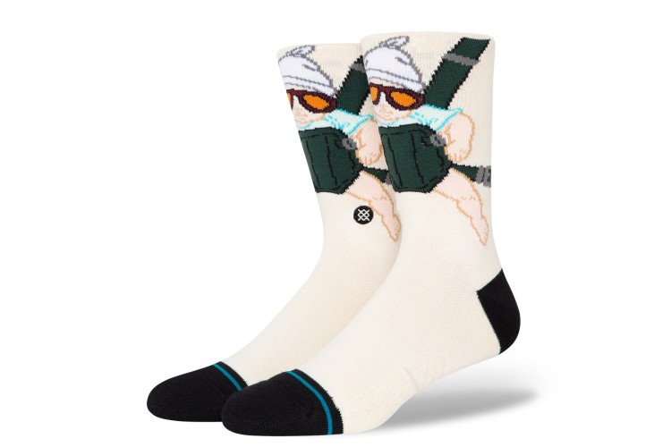 Stance Hangover Carlos Crew Socks - Off White