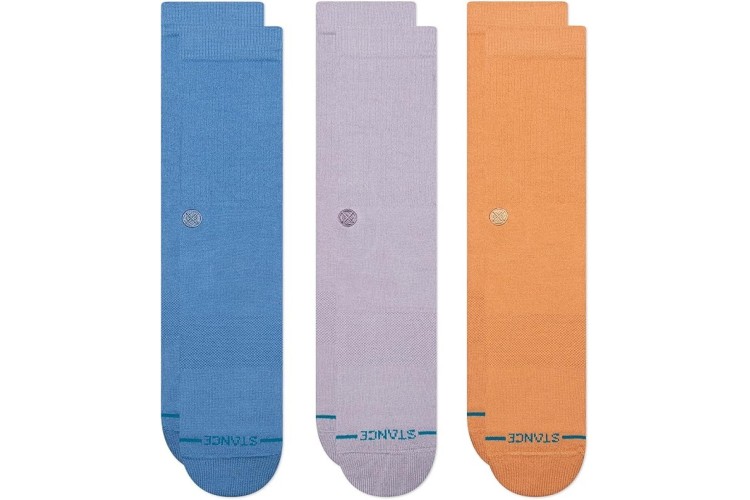 Stance Icon 3 Pack Socks - Capri Blue 