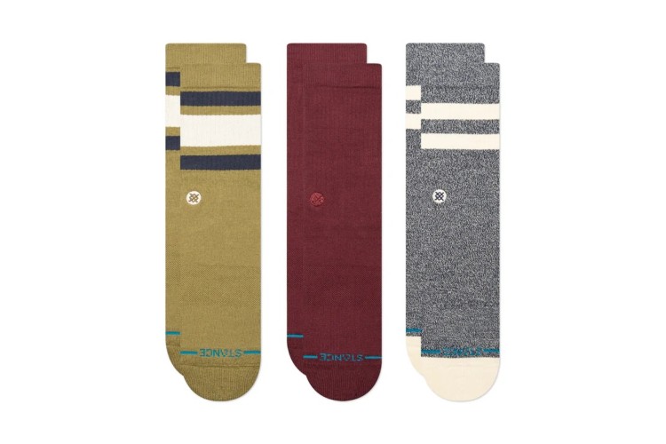 Stance Icon 3 Pack Socks - Multi Chive