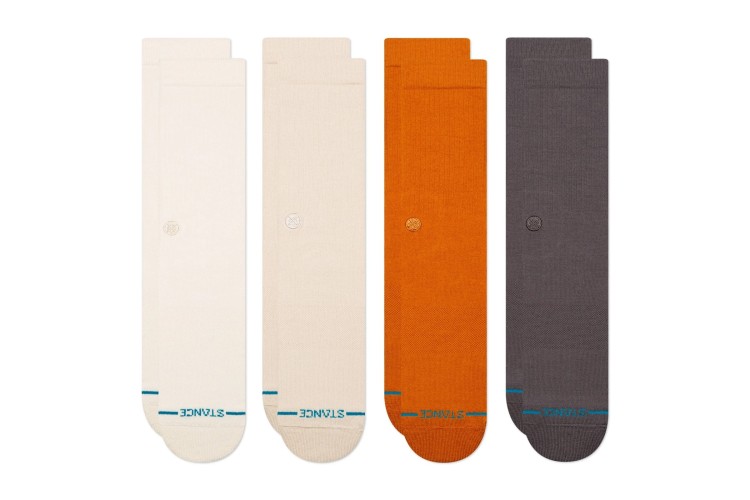 Stance Icon 4 Pack Socks -Canvas