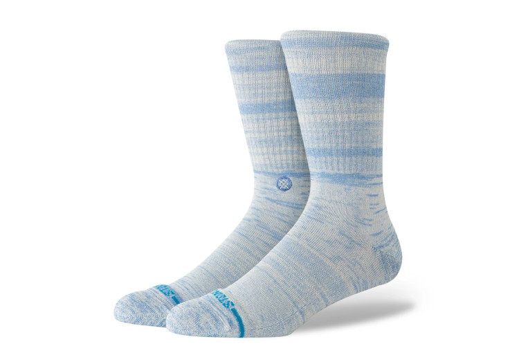 Stance Marled Crew Sock - Grey/Blue