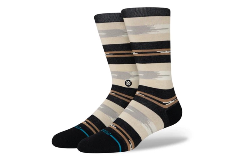 Stance Trail Bound Crew Socks - Black